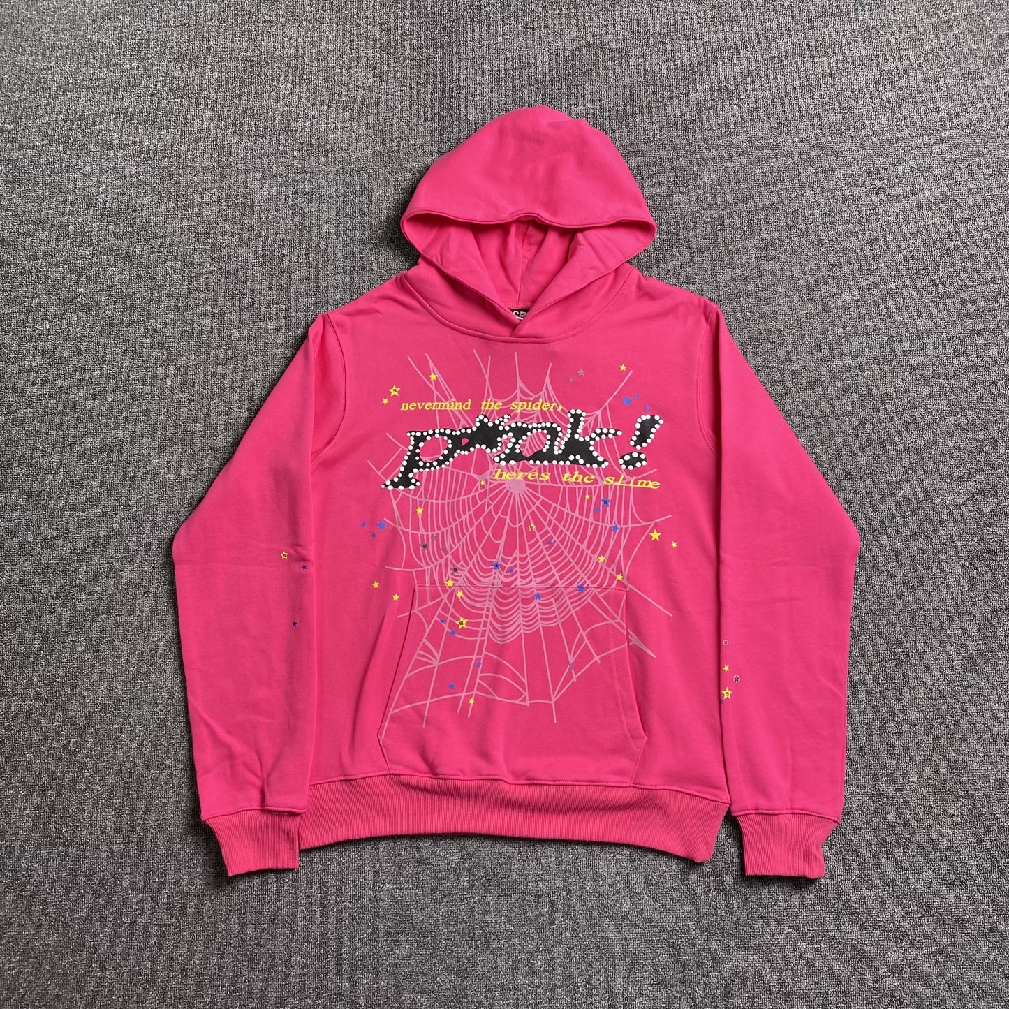 SP5DER P*NK HOODIE PINK - Phantom Kicks