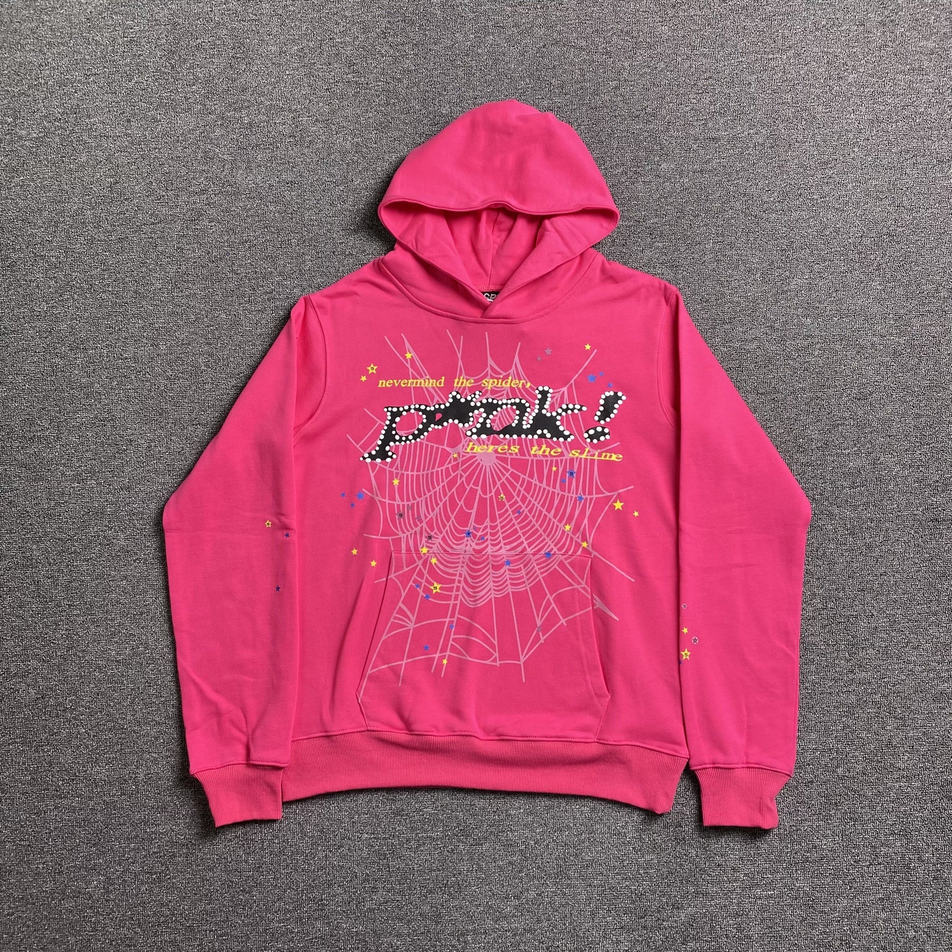 SP5DER P*NK HOODIE PINK - Phantom Kicks