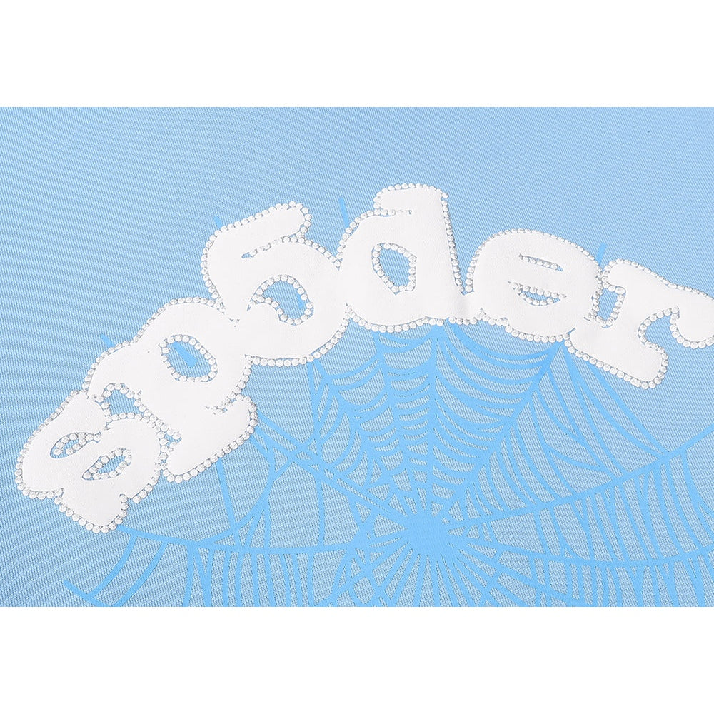 SP5DER WEB HOODIE SKY BLUE - Phantom Kicks