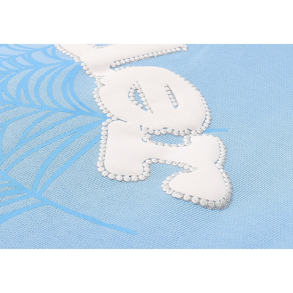 SP5DER WEB HOODIE SKY BLUE - Phantom Kicks