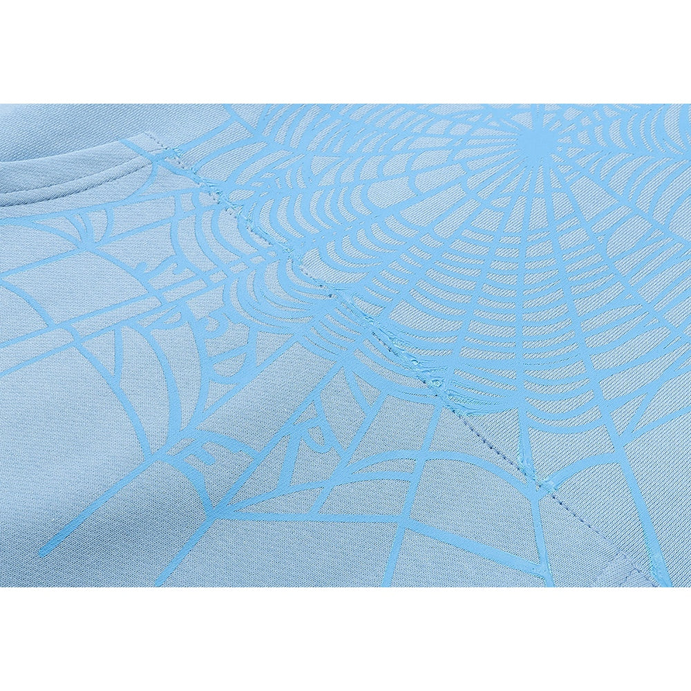SP5DER WEB HOODIE SKY BLUE - Phantom Kicks