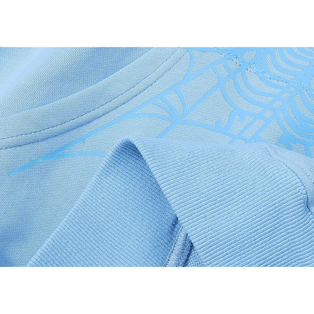 SP5DER WEB HOODIE SKY BLUE - Phantom Kicks