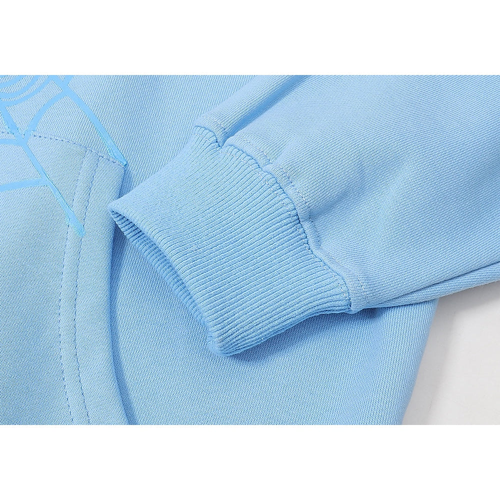 SP5DER WEB HOODIE SKY BLUE - Phantom Kicks