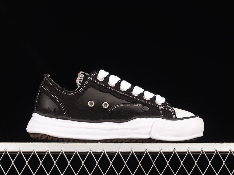 MAISON MIHARA YASUHIRO PETERSON OG SOLE CANVAS LOW BLACK - Phantom Kicks