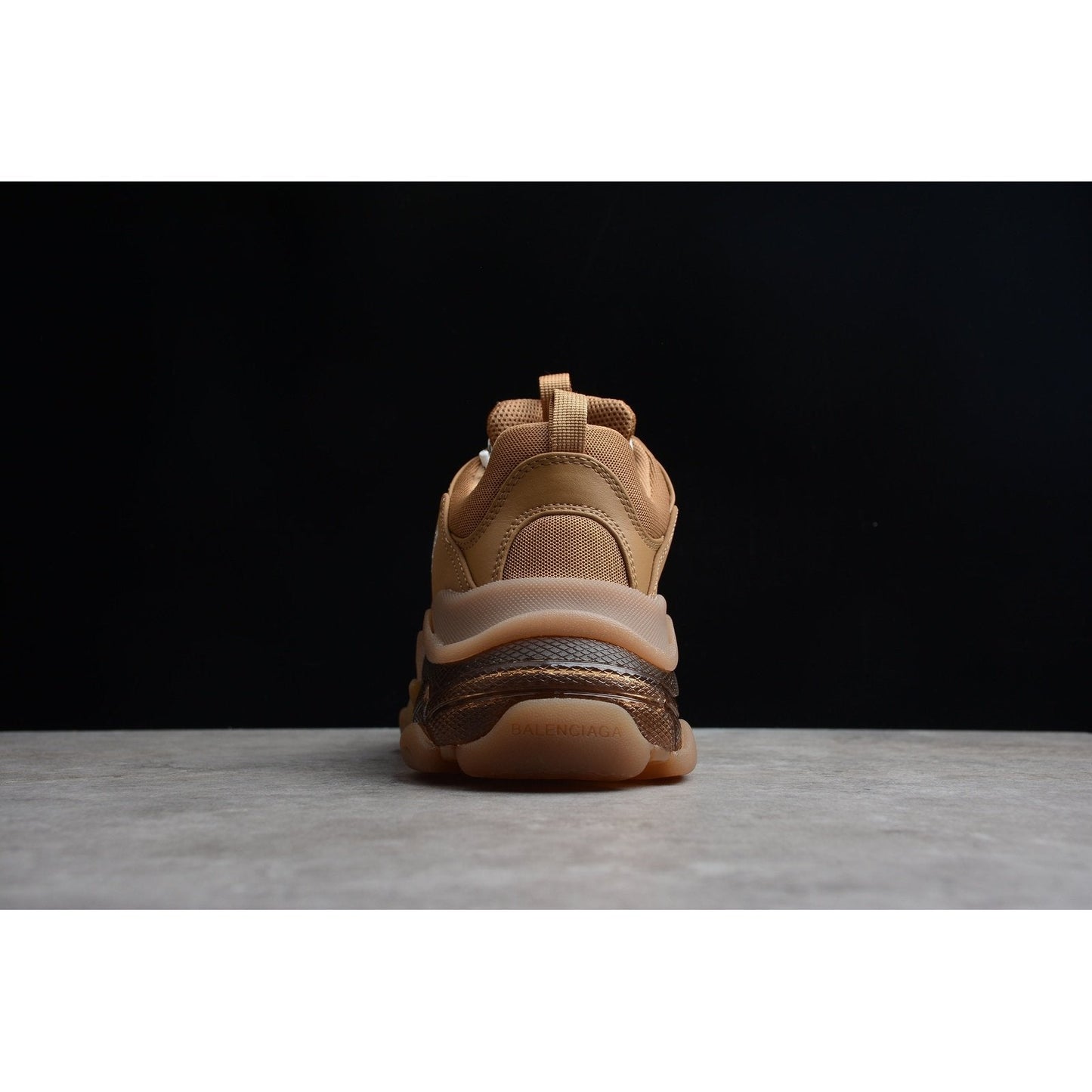BALENCIAGA TRIPLE S CLEAR SOLE x BROWN - Phantom Kicks