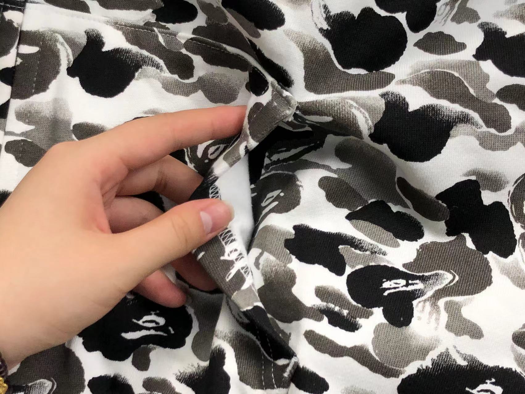 BAPE ABC CAMO SHARK FULL ZIP HOODIE GREY - Phantom Kicks