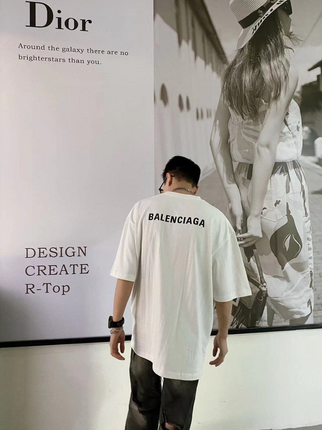 Balenciaga T-Shirt - Barcode Graphic - Phantom Kicks