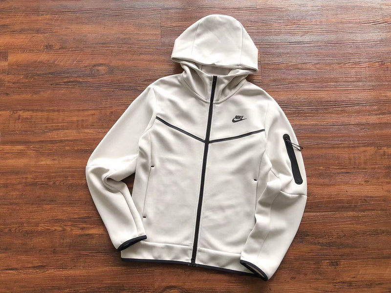 NIKE TECH FLEECE HOODIE x CREAMY WHITE - Phantom Kicks