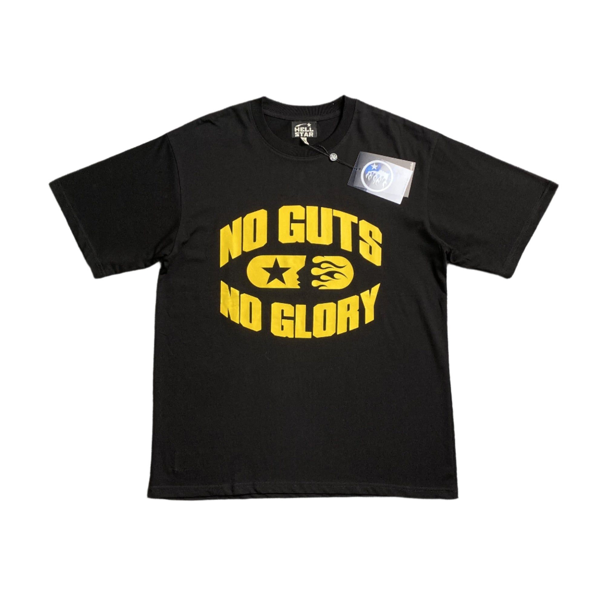 Hellstar "No Guts No Glory" Black T-Shirts - Phantom Kicks