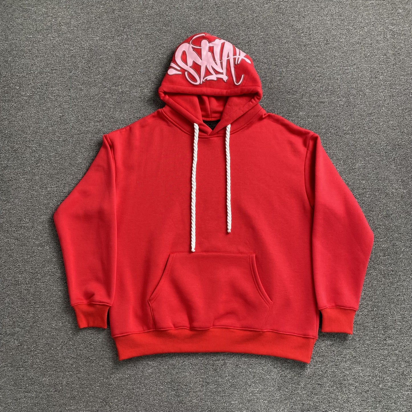SYNA WORLD HOOD LOGO HOODIE RED - Phantom Kicks