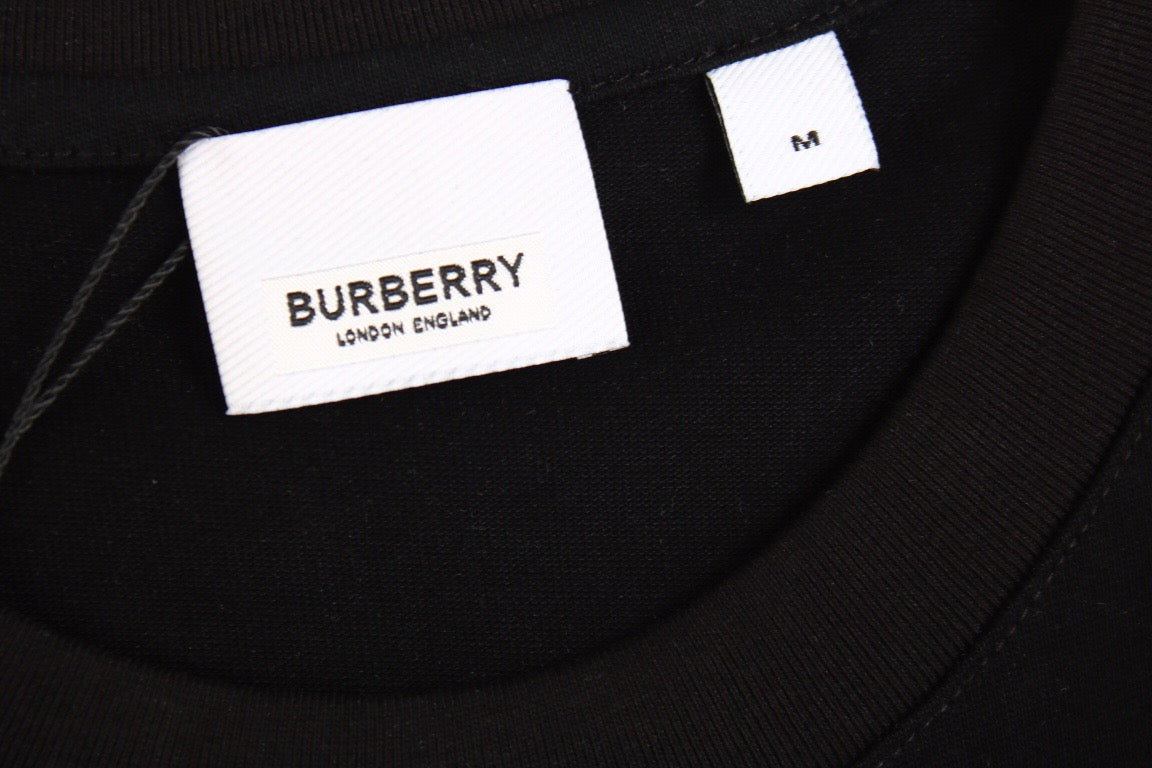Burberry Check Panel T-Shirt (Black) - Phantom Kicks