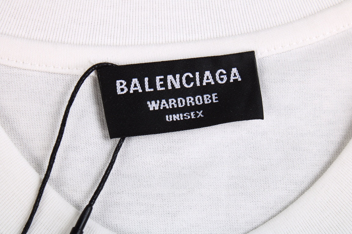 BALENCIAGA x SUPREME RED BLACK S T-SHIRT WHITE - Phantom Kicks