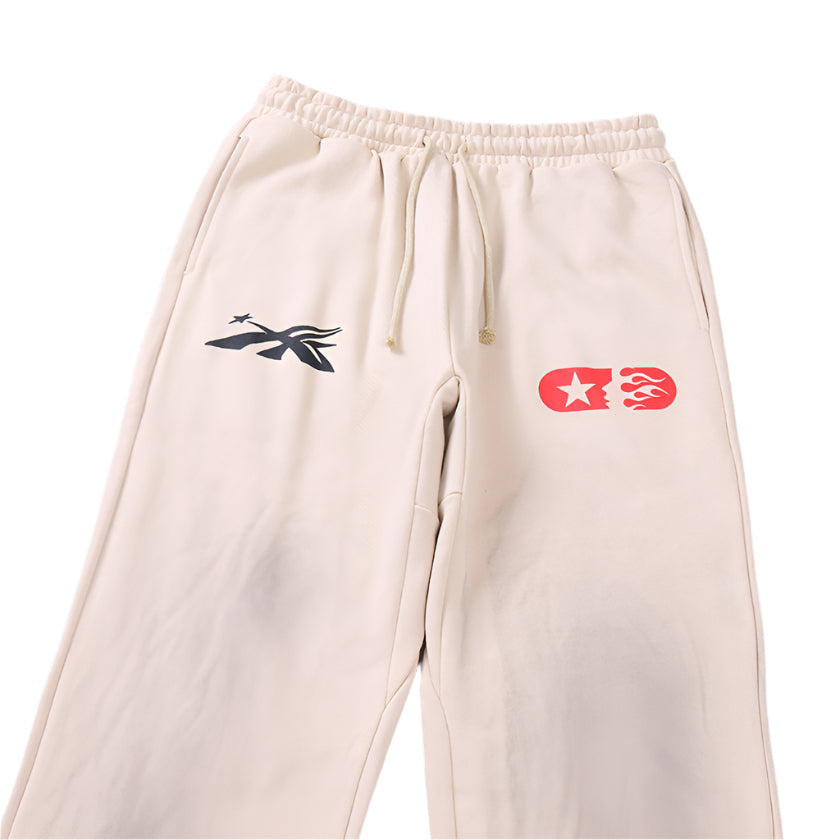 Hellstar Beige Sweatpants - Phantom Kicks