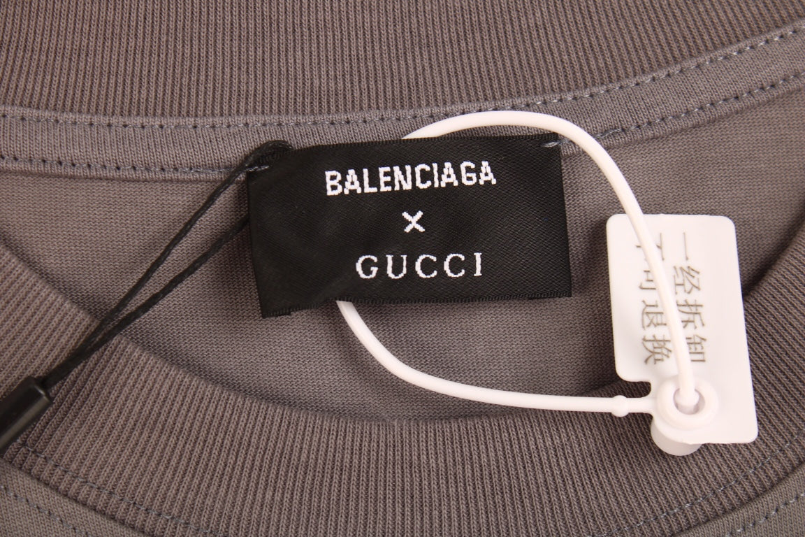 GUCCI x BALENCIAGA T-SHIRT GRAY - Phantom Kicks