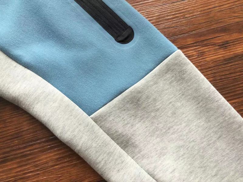 NIKE TECH FLEECE HOODIE x BABY BLUE/GREY/WHITE - Phantom Kicks
