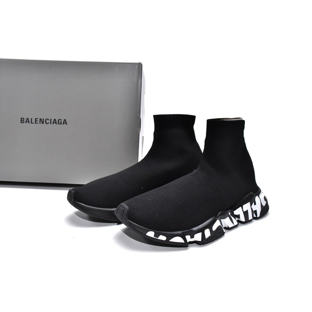 BALENCIAGA SPEED GRAFFITI TRAINER x BLACK - Phantom Kicks