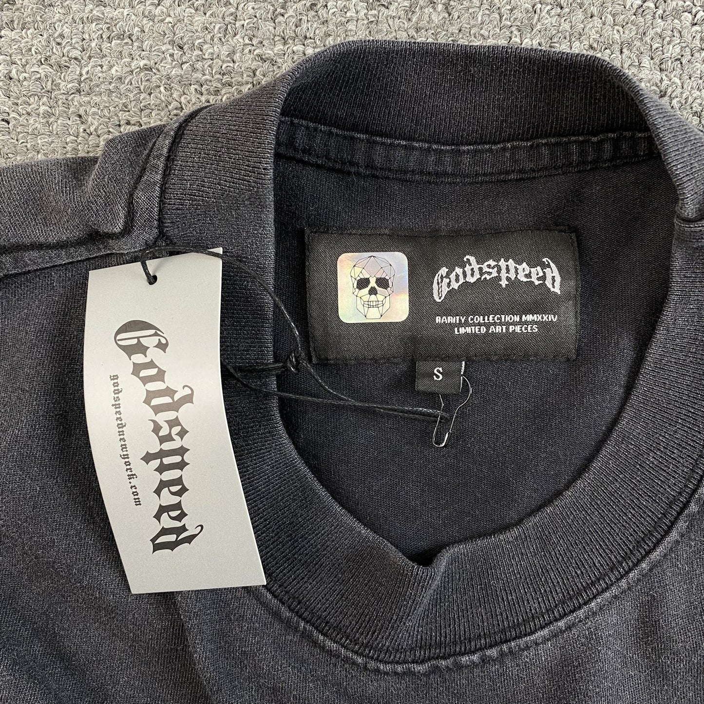 GODSPEED HILLS HAVE EYES T-SHIRT WASHED BLACK - Phantom Kicks