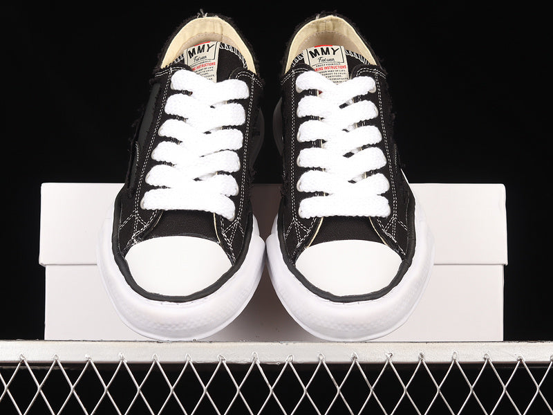 MAISON MIHARA YASUHIRO PETERSON OG SOLE CANVAS LOW BLACK - Phantom Kicks