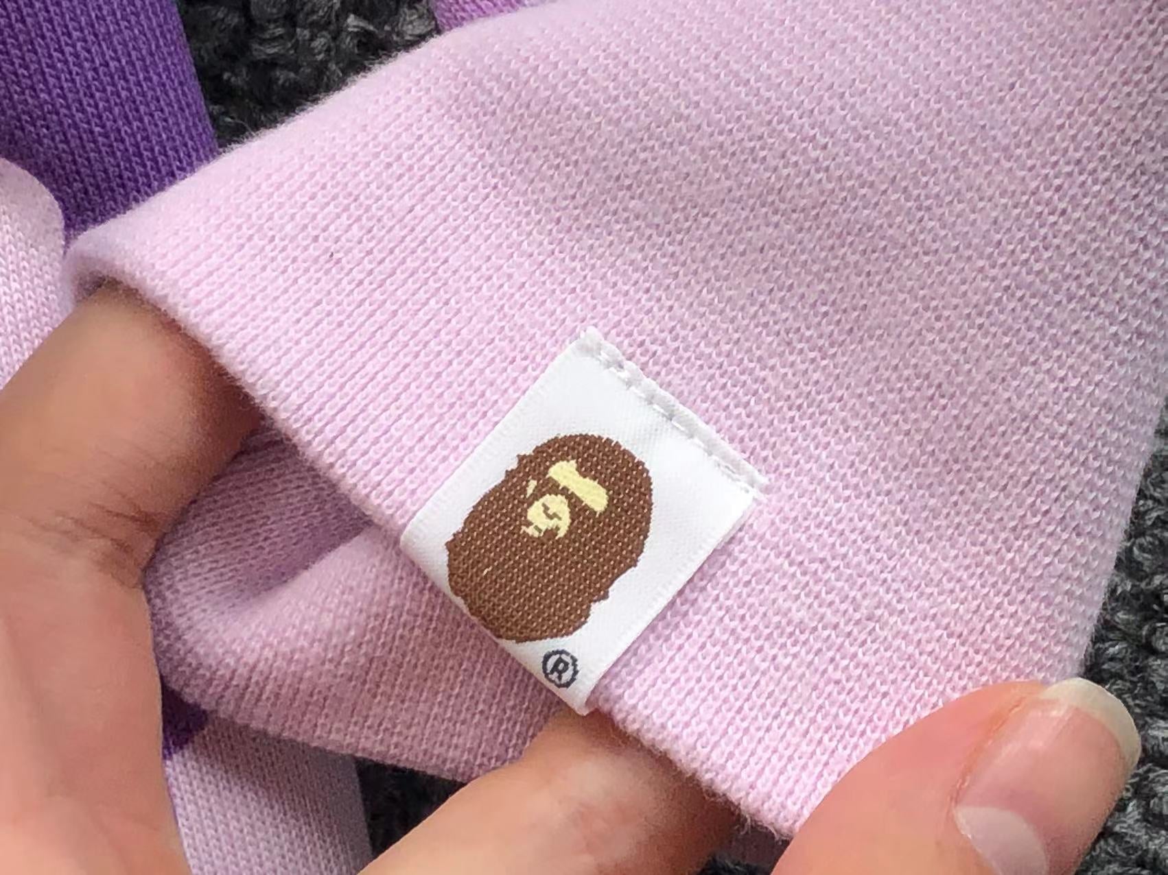 BAPE COLOR CAMO FULL ZIP HOODIE PURPLE - Phantom Kicks
