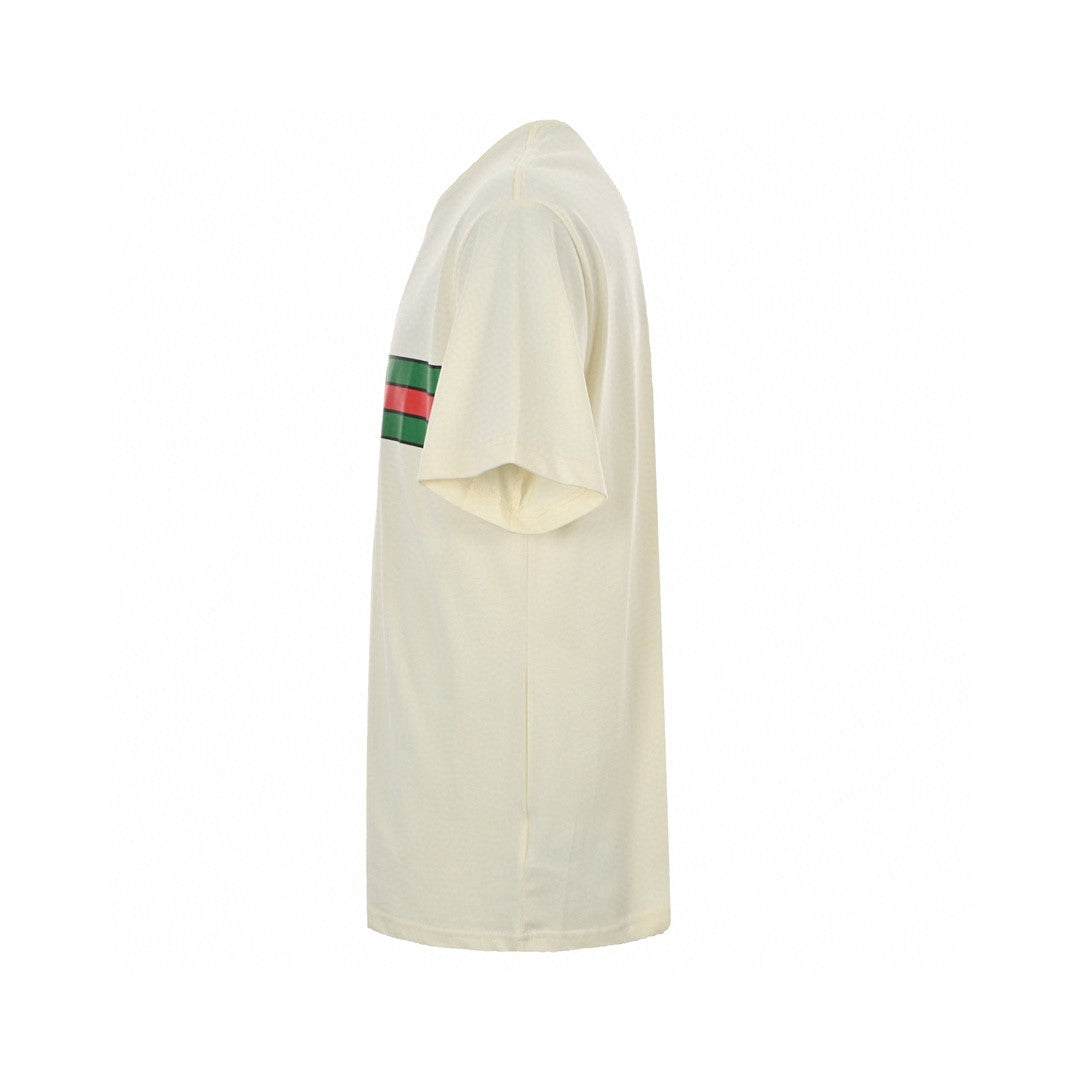 Gucci Cream T-Shirt with Heart Graphic - Phantom Kicks