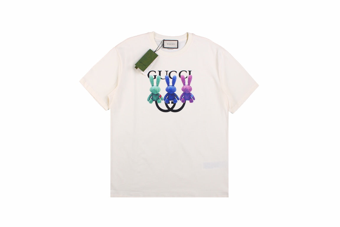 Gucci Bunny Trio T-Shirt (White) - Phantom Kicks