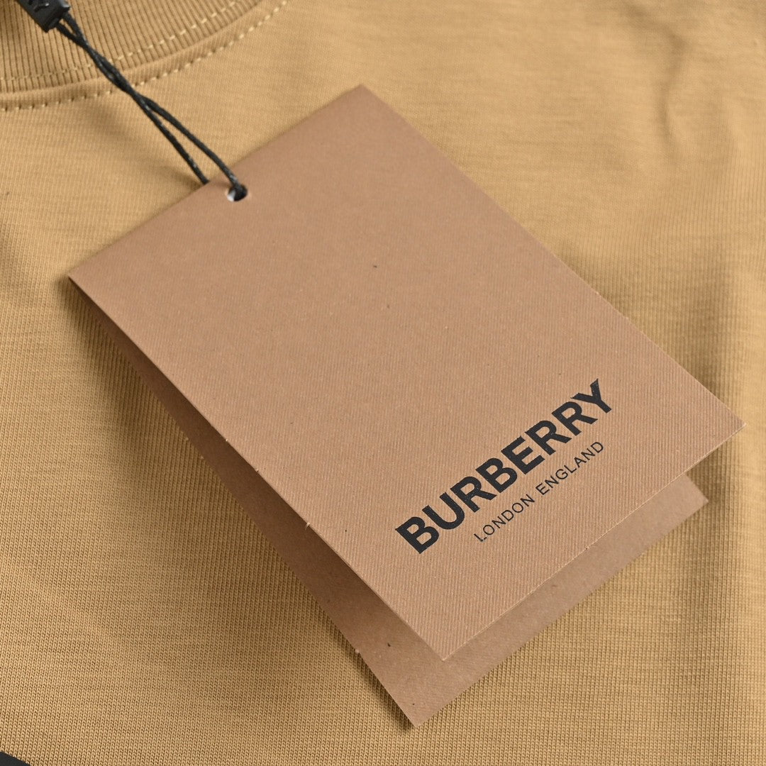 Burberry T-Shirt - Tan with Graphic Design - Phantom Kicks