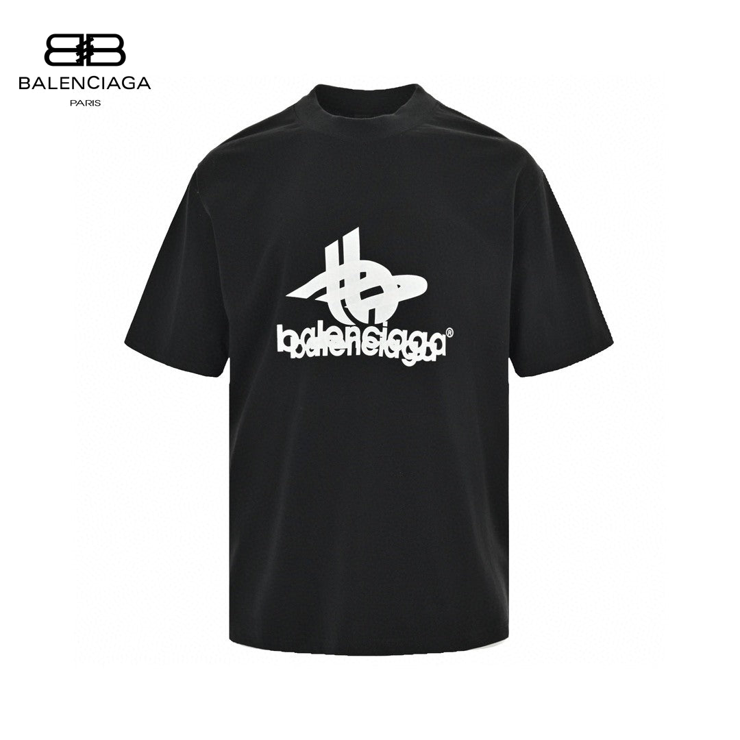 Balenciaga T-Shirt - Overlapping Logo - Phantom Kicks