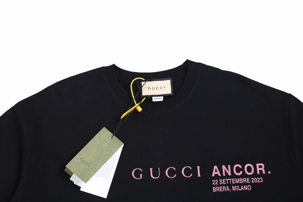 Gucci ANCOR. T-Shirt (Black) - Phantom Kicks