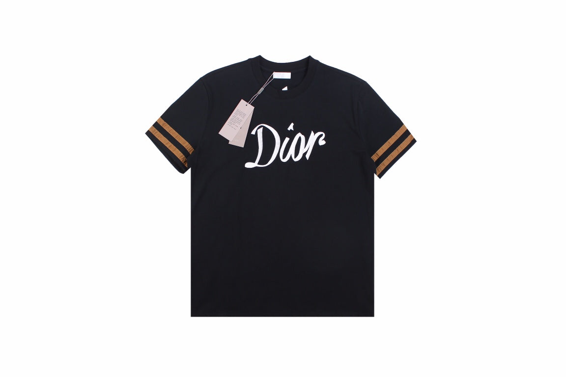 Dior Script Logo T-Shirt (Black) - Phantom Kicks