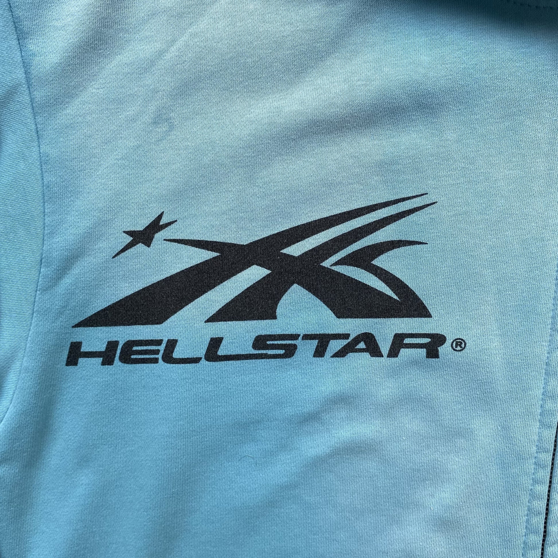 Hellstar "Records" Sky Blue Zip Hoodie - Phantom Kicks