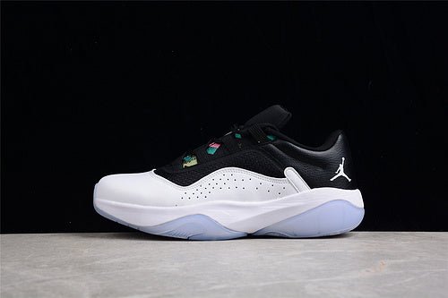 AIR JORDAN 11 CMFT LOW WHITE/BLACK/GHOST GREEN/METALLIC SILVER - Phantom Kicks