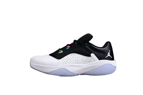 AIR JORDAN 11 CMFT LOW WHITE/BLACK/GHOST GREEN/METALLIC SILVER - Phantom Kicks