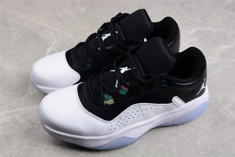 AIR JORDAN 11 CMFT LOW WHITE/BLACK/GHOST GREEN/METALLIC SILVER - Phantom Kicks