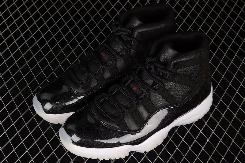 AIR JORDAN 11 RETRO 72-10 BLACK/BLACK/VARSITY RED - Phantom Kicks