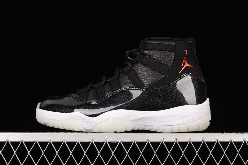 AIR JORDAN 11 RETRO 72-10 BLACK/BLACK/VARSITY RED - Phantom Kicks