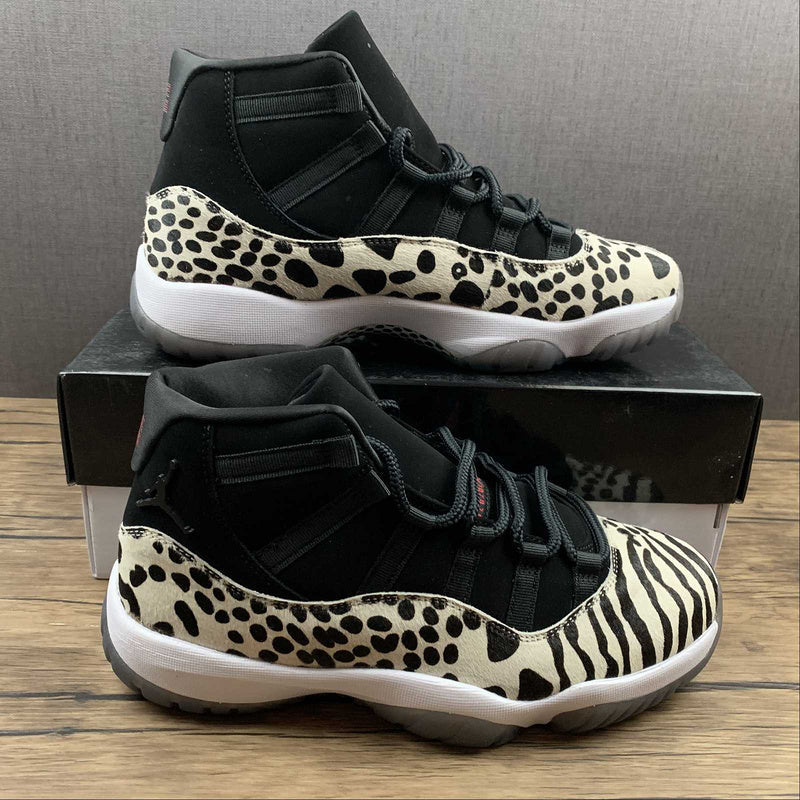 AIR JORDAN 11 RETRO ANIMAL INSTINCT BLACK/RED-SAIL-WHITE - Phantom Kicks
