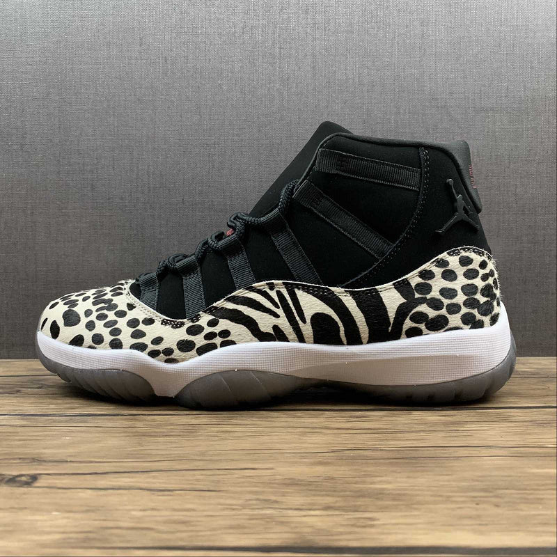 AIR JORDAN 11 RETRO ANIMAL INSTINCT BLACK/RED-SAIL-WHITE - Phantom Kicks