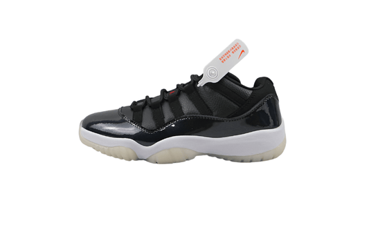 AIR JORDAN 11 RETRO LOW 72-10 BLACK/GYM RED/WHITE/SAIL - Phantom Kicks