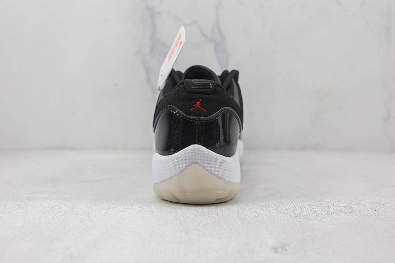 AIR JORDAN 11 RETRO LOW 72-10 BLACK/GYM RED/WHITE/SAIL - Phantom Kicks