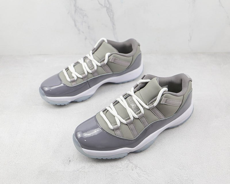 AIR JORDAN 11 RETRO LOW BG MEDIUM GREY/WHITE-GUNSMOKE - Phantom Kicks