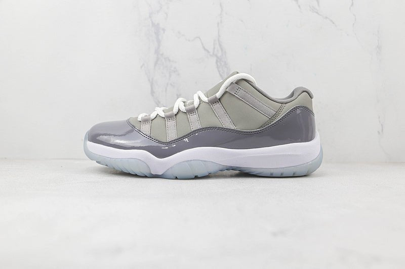 AIR JORDAN 11 RETRO LOW BG MEDIUM GREY/WHITE-GUNSMOKE - Phantom Kicks