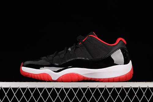 AIR JORDAN 11 RETRO LOW BRED BLACK/TRUE RED/WHITE - Phantom Kicks