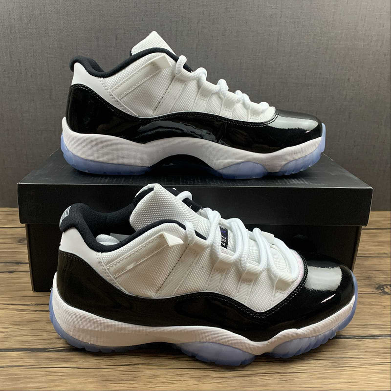 AIR JORDAN 11 RETRO LOW CONCORD WHITE/BLACK - Phantom Kicks