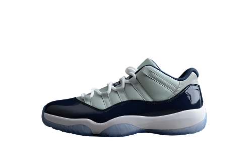 AIR JORDAN 11 RETRO LOW GEORGETOWN GREY MIST/WHITE-MIDNIGHT NAVY - Phantom Kicks