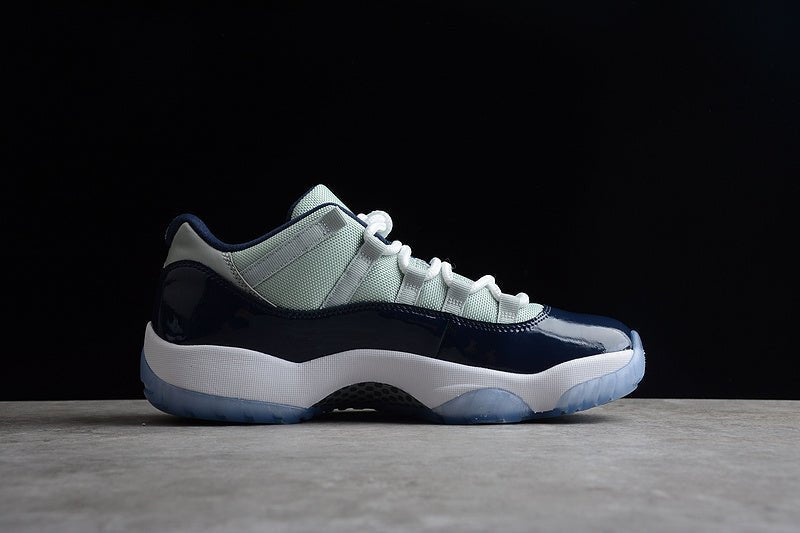 AIR JORDAN 11 RETRO LOW GEORGETOWN GREY MIST/WHITE-MIDNIGHT NAVY - Phantom Kicks