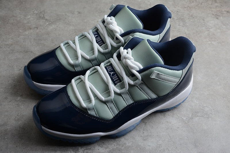 AIR JORDAN 11 RETRO LOW GEORGETOWN GREY MIST/WHITE-MIDNIGHT NAVY - Phantom Kicks