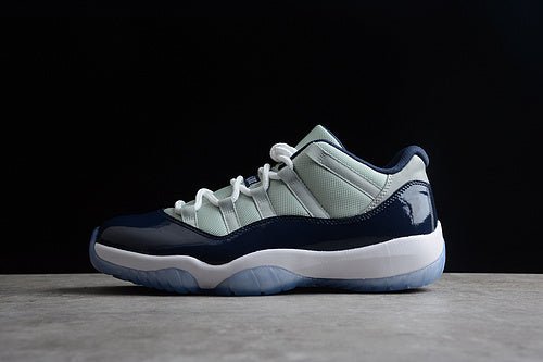 AIR JORDAN 11 RETRO LOW GEORGETOWN GREY MIST/WHITE-MIDNIGHT NAVY - Phantom Kicks