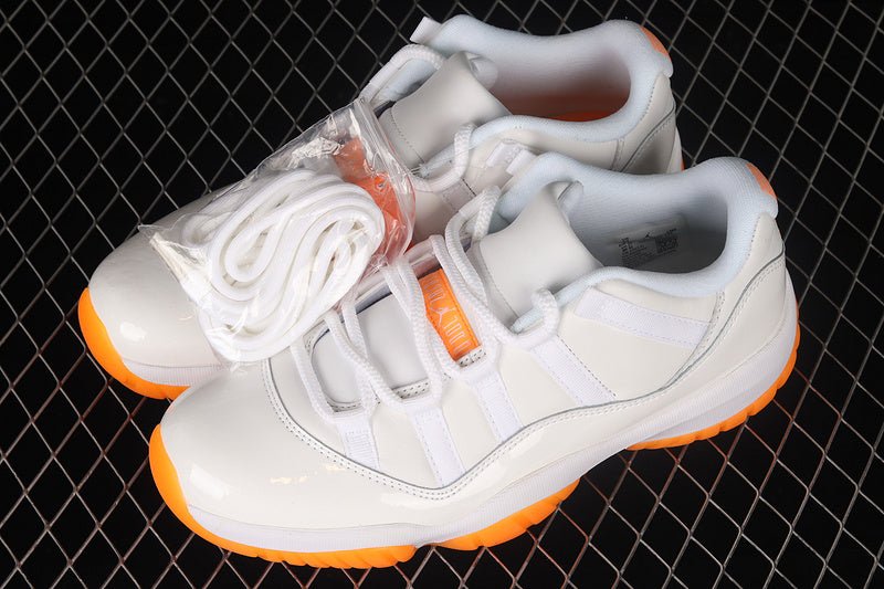 AIR JORDAN 11 RETRO LOW WHITE/BRIGHT CITRUS - Phantom Kicks