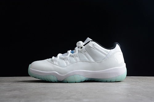 AIR JORDAN 11 RETRO LOW WHITE/WHITE/BLACK/LEGEND BLUE - Phantom Kicks