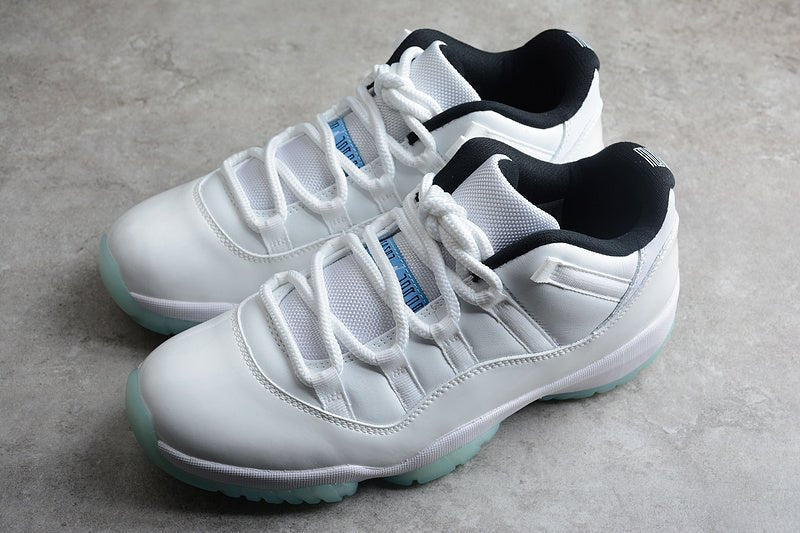 AIR JORDAN 11 RETRO LOW WHITE/WHITE/BLACK/LEGEND BLUE - Phantom Kicks